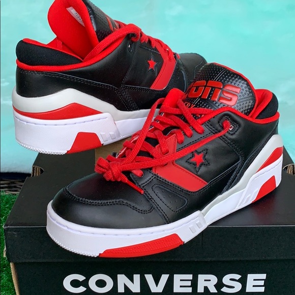 CONVERSE ERX 260 OX BLACK/UNIVERSITY RED/White WMN - Picture 5 of 16